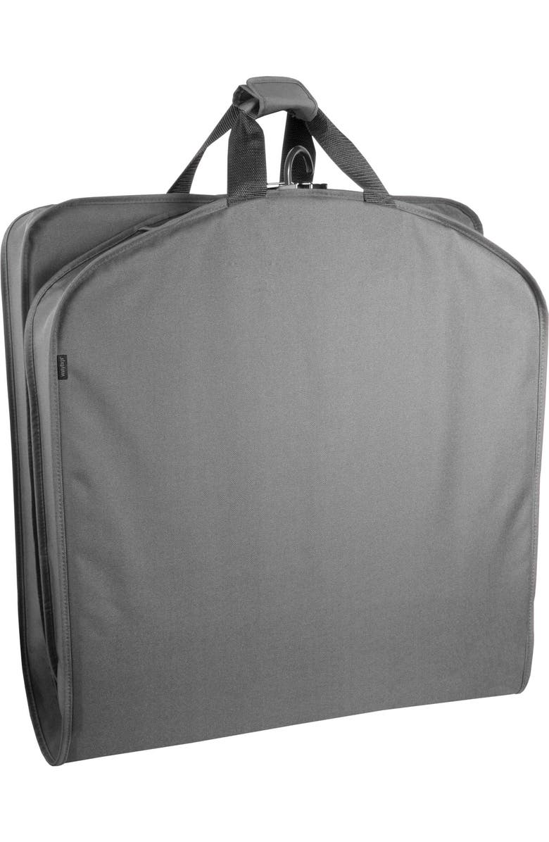 Wallybags 52" Deluxe Travel Garment Bag, Main, color, Grey