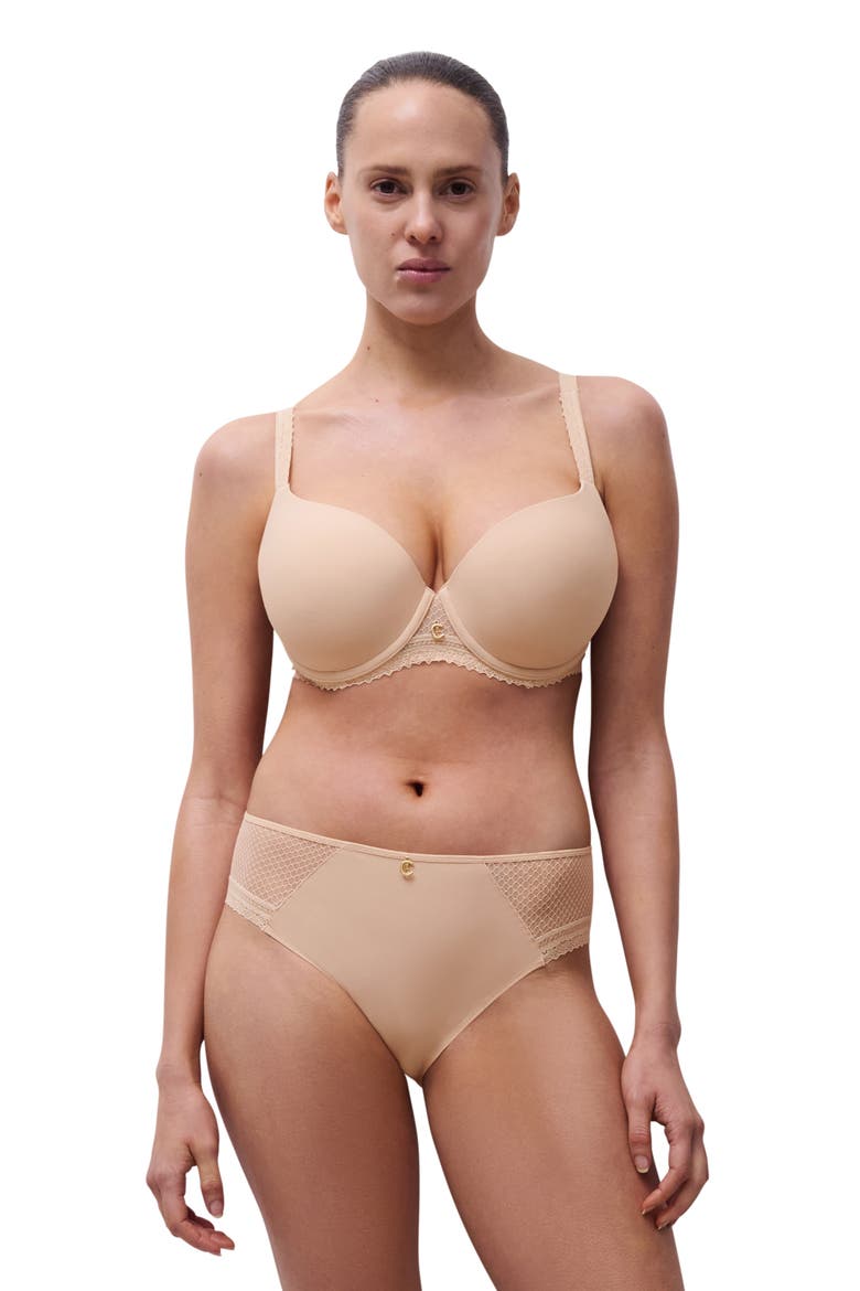 Romance Underwire Low Coverage T-Shirt Bra, Alternate, color, NUDE BLUSH