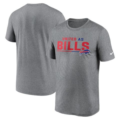 Men's Nike Heather Gray Buffalo Bills Legend Team Shoutout Performance T-Shirt