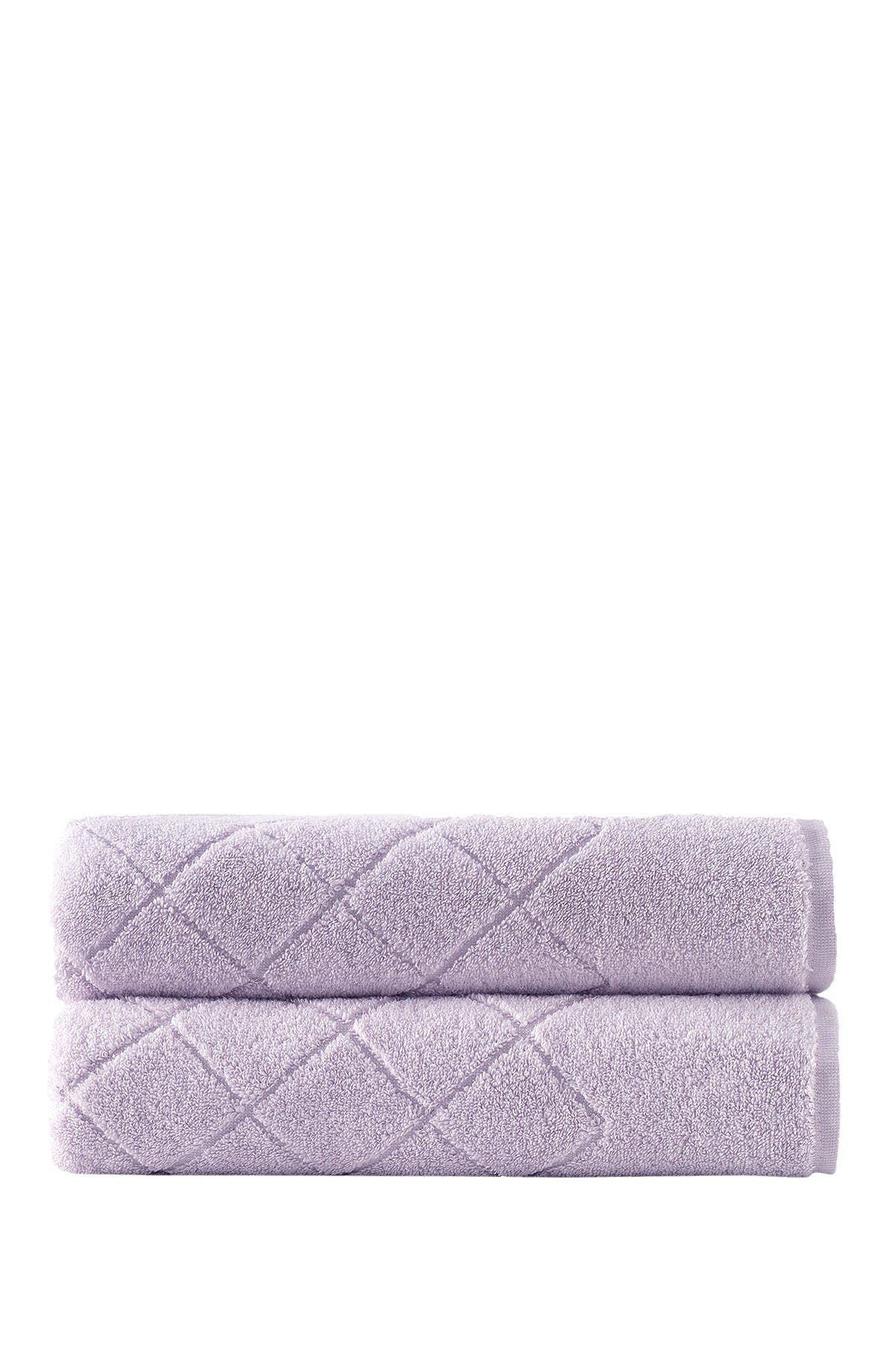 ENCHANTE HOME Gracious Turkish Cotton Bath Sheet - Lilac - Set of 2 ...