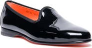 Santoni Andrea Plain Toe Venetian Loafer
