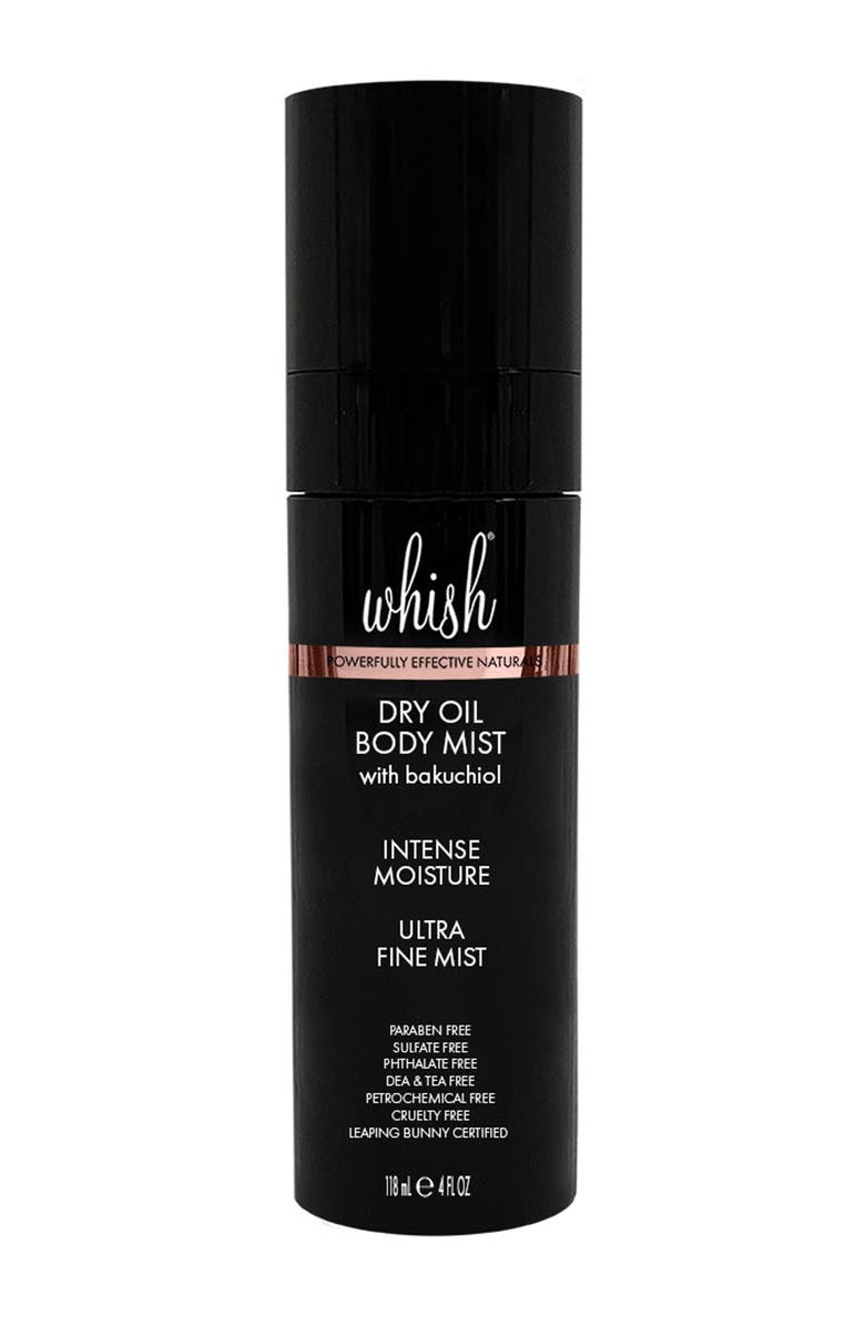 Whish Beauty Dry Oil Body Mist with Bakuchiol, Main, color,