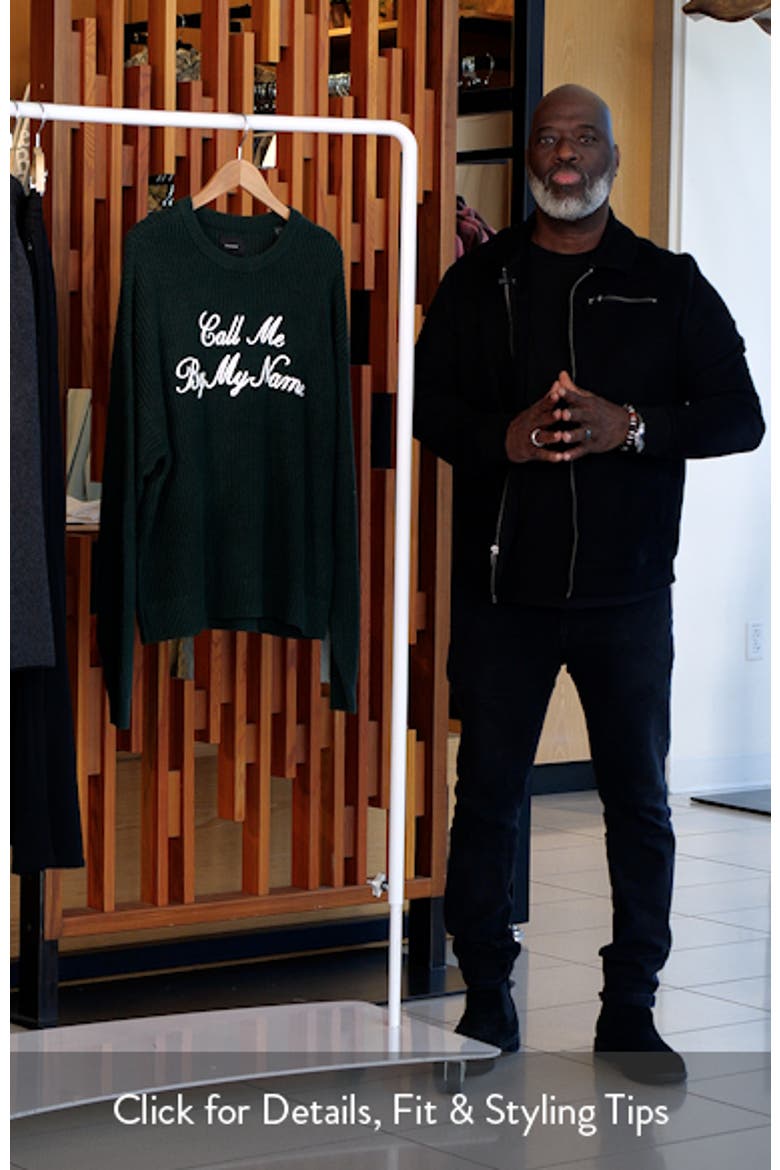 By My Name Crewneck Cotton Sweater video