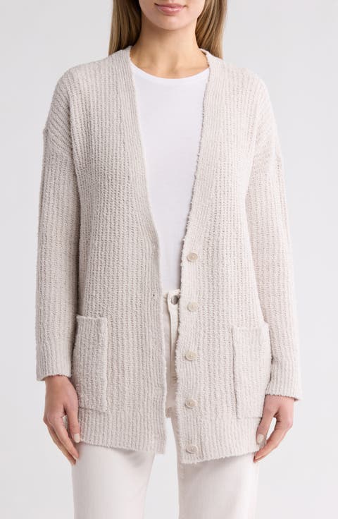 Ribbed Boyfriend Cardigan