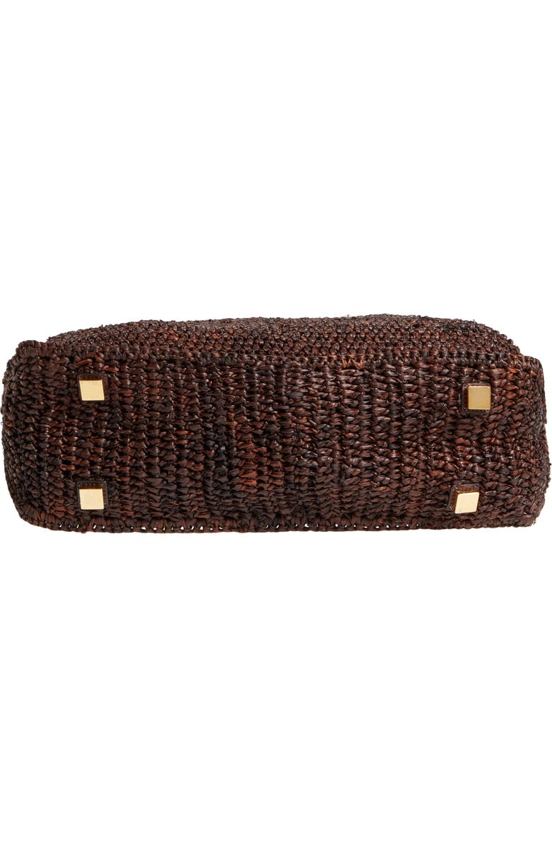 Michael Kors Skorpios Woven Raffia Tote, Alternate, color,