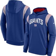 Nike Men's Nike Royal New York Giants Sideline Athletic Stack Performance Pullover Hoodie