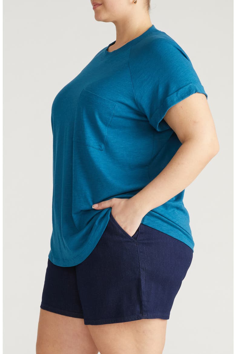 Light As Air Short Sleeve T-Shirt, Alternate, color, INK BLUE