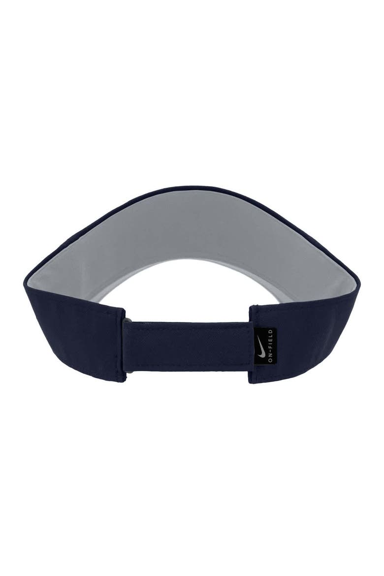 Men's Nike Navy UConn Huskies 2025 On-Field Ace Performance Adjustable Visor, Alternate, color, Navy