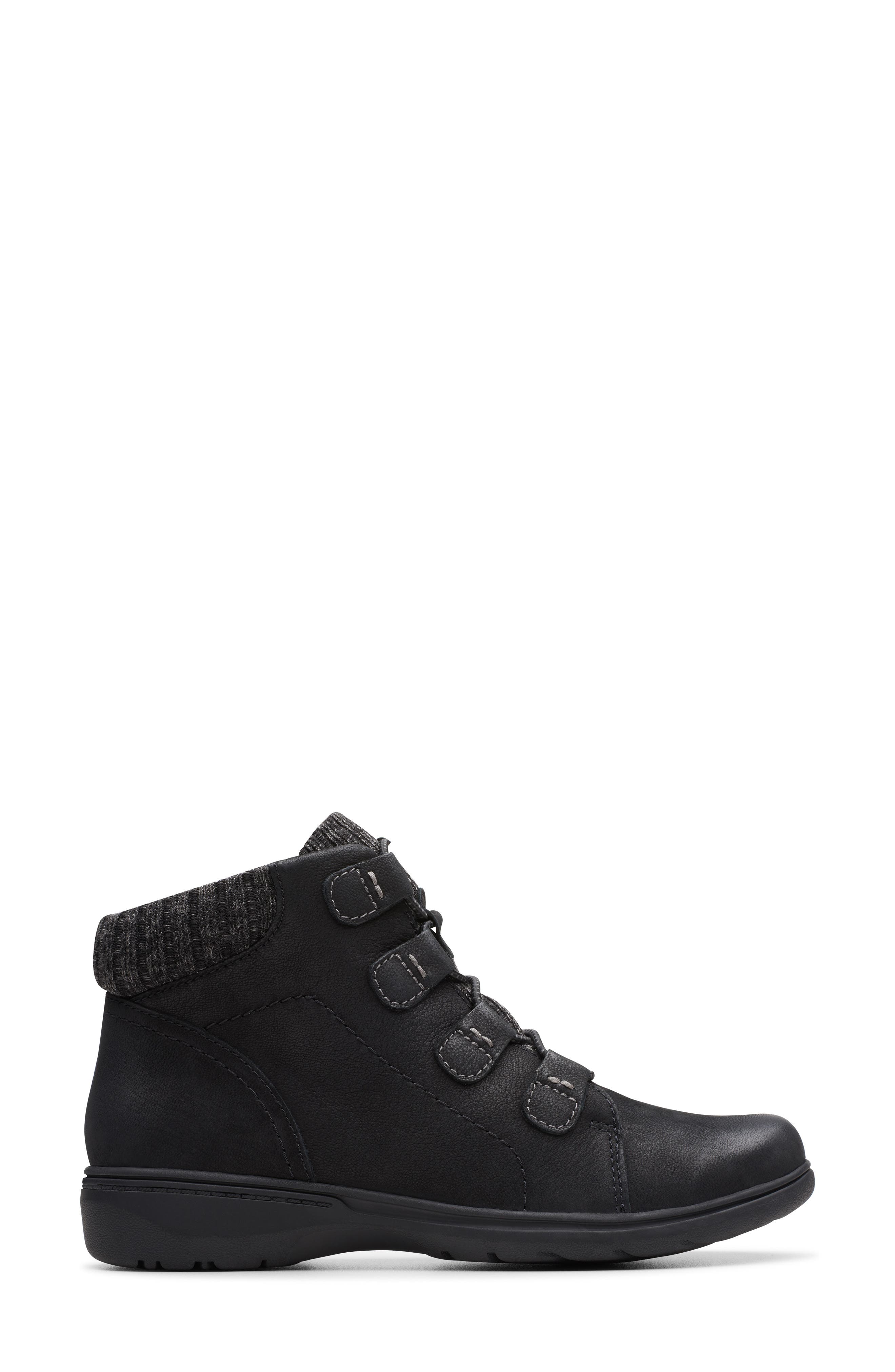 Clarks<sup>®</sup> Carleigh Jade Bootie, Alternate, color, Black Nubuck