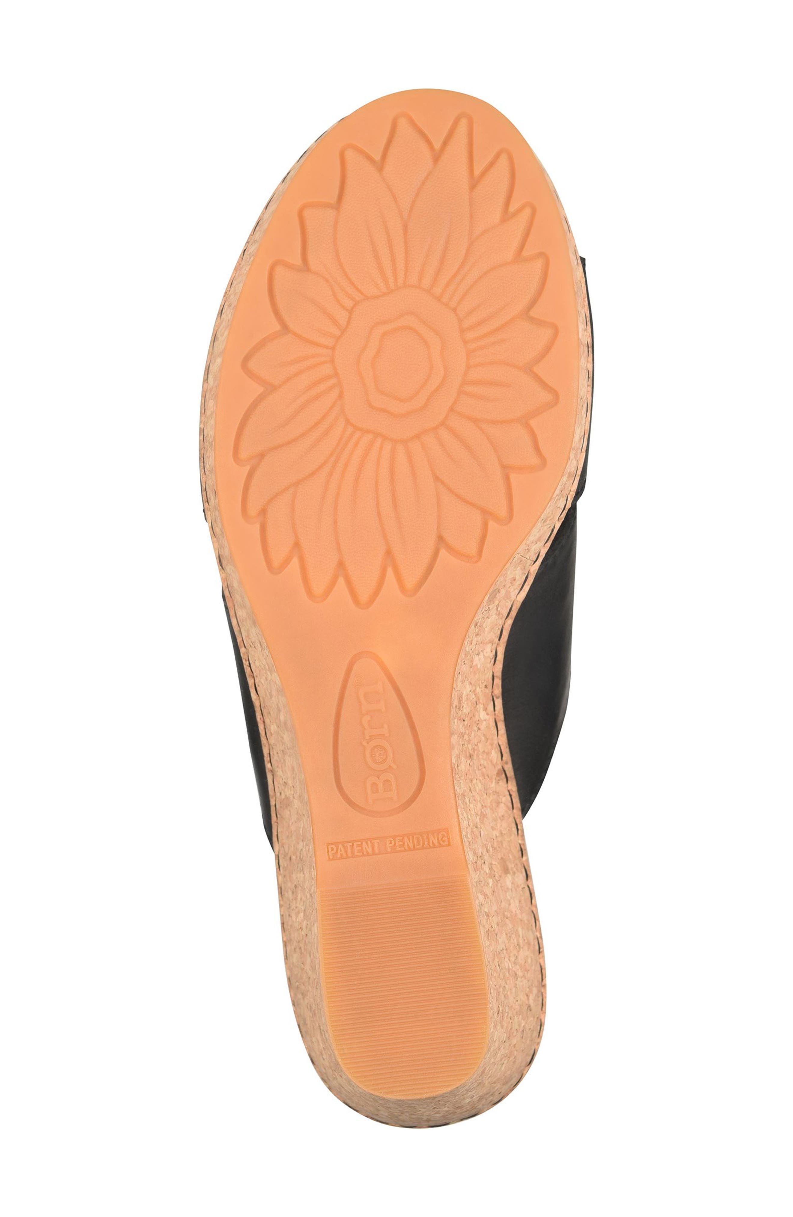 Børn Sorine Platform Wedge Sandal, Alternate, color, Black