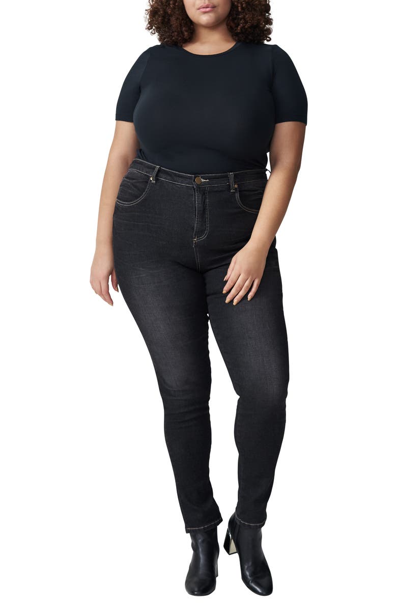 Universal Standard Seine High Waist Skinny Jeans, Alternate, color,