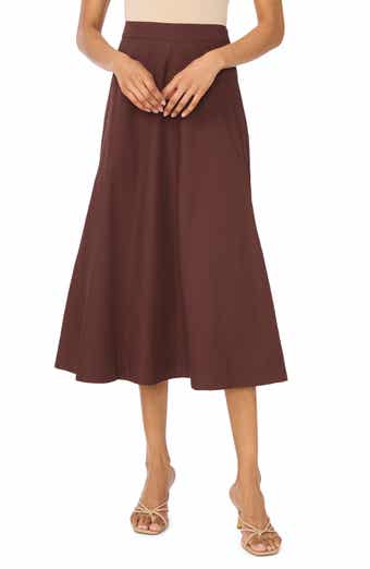 1.STATE Yoke Seam Midi Skirt