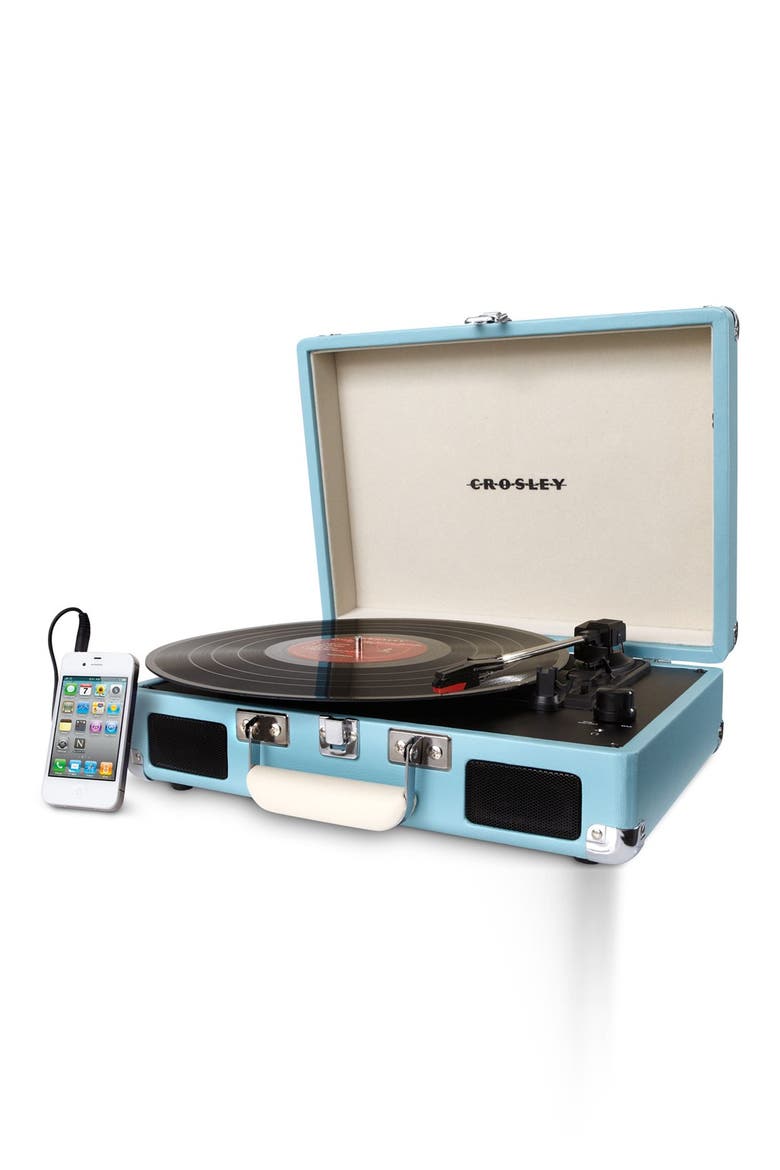 'Cruiser' Turntable, Alternate, color, TURQUOISE