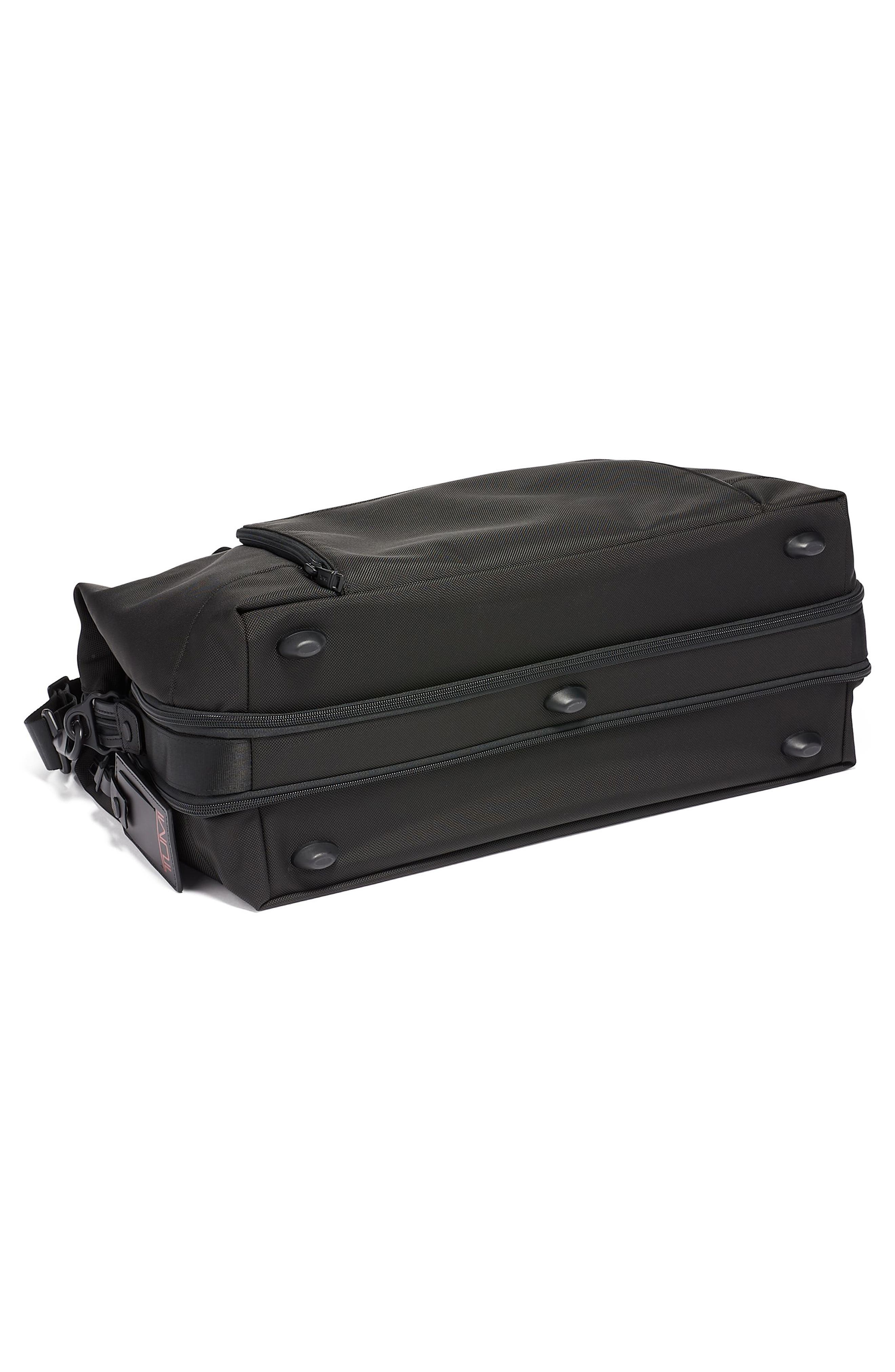 TUMI Alpha 3 Double Expansion Satchel, Alternate, color, Black