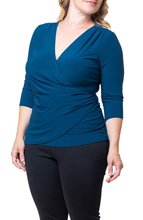 Shop Kiyonna Faux Wrap Top