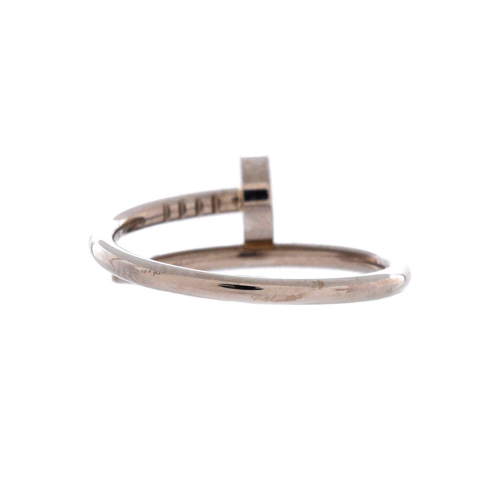 Juste un Clou Ring 18K White Gold Small, Alternate, color, Metallic Gold