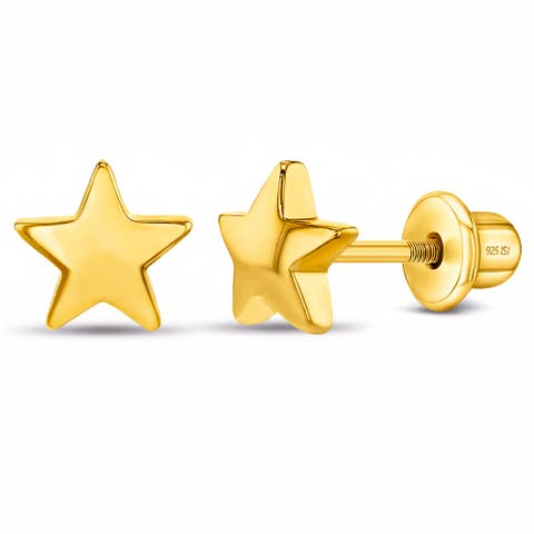 Polished Star Earrings
