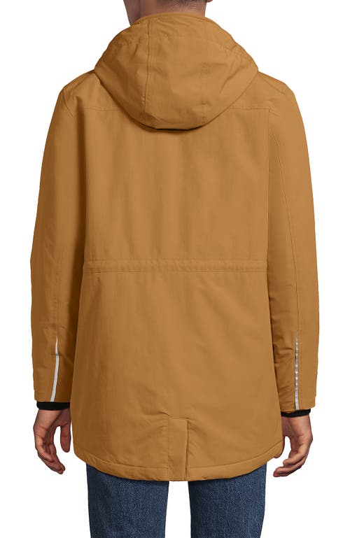 Lands' End Waterproof Squall Parka In Brown