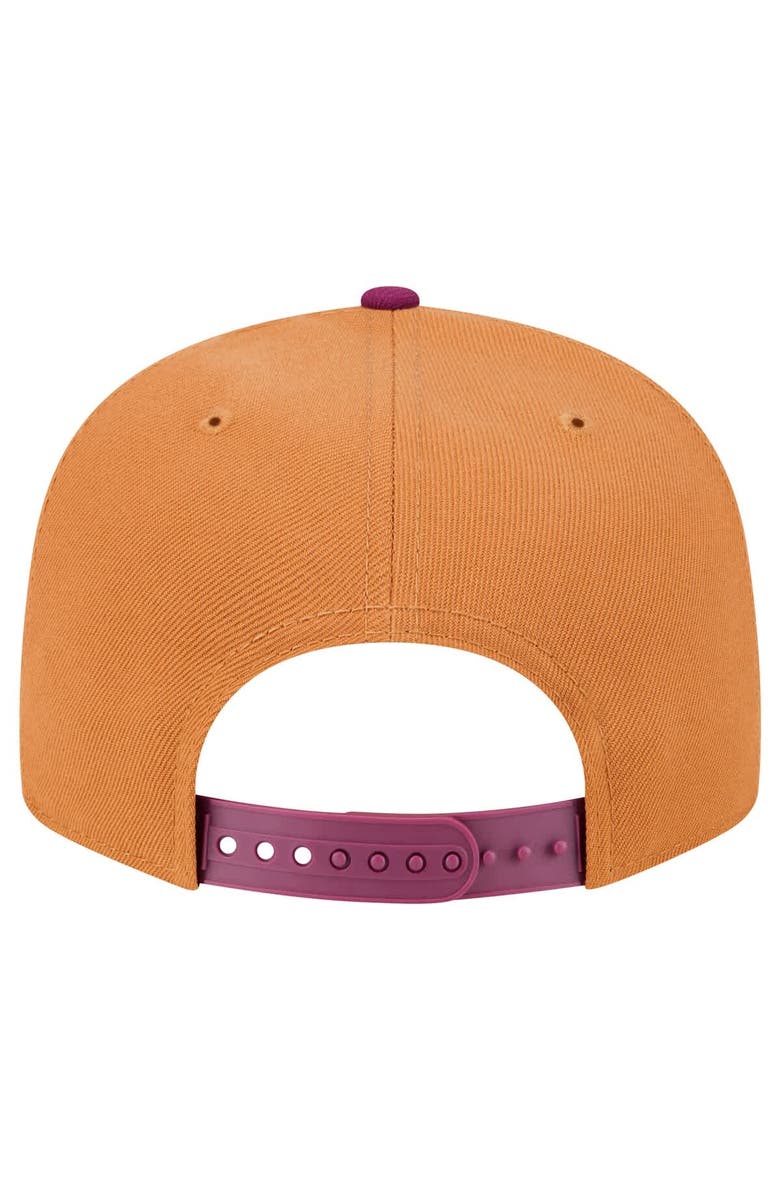 New Era Men's New Era Brown/Purple Chicago Cubs Color Pack Two-Tone 9FIFTY Snapback Hat, Alternate, color, Brown