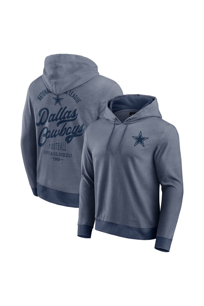Men's Darius Rucker Collection by Fanatics Navy Dallas Cowboys Tonal Knit Pullover Hoodie, Main, color, Navy