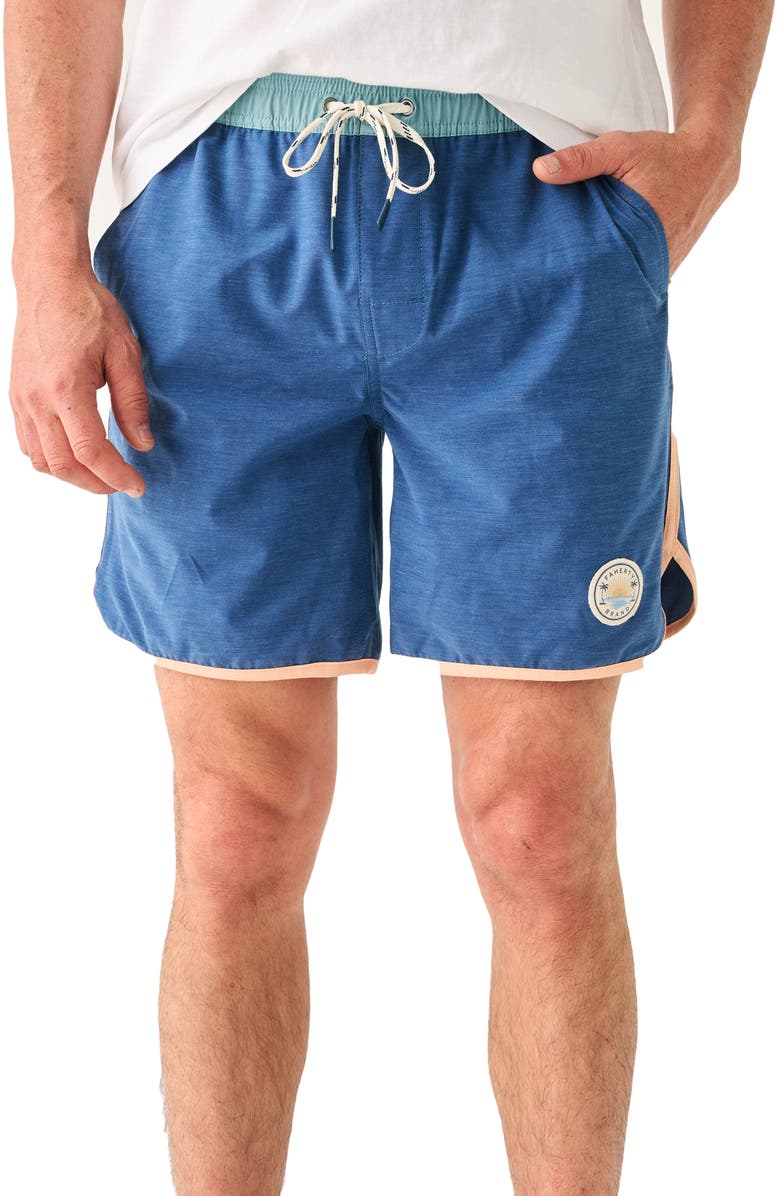 Faherty Sunset Swim Trunks, Main, color, 