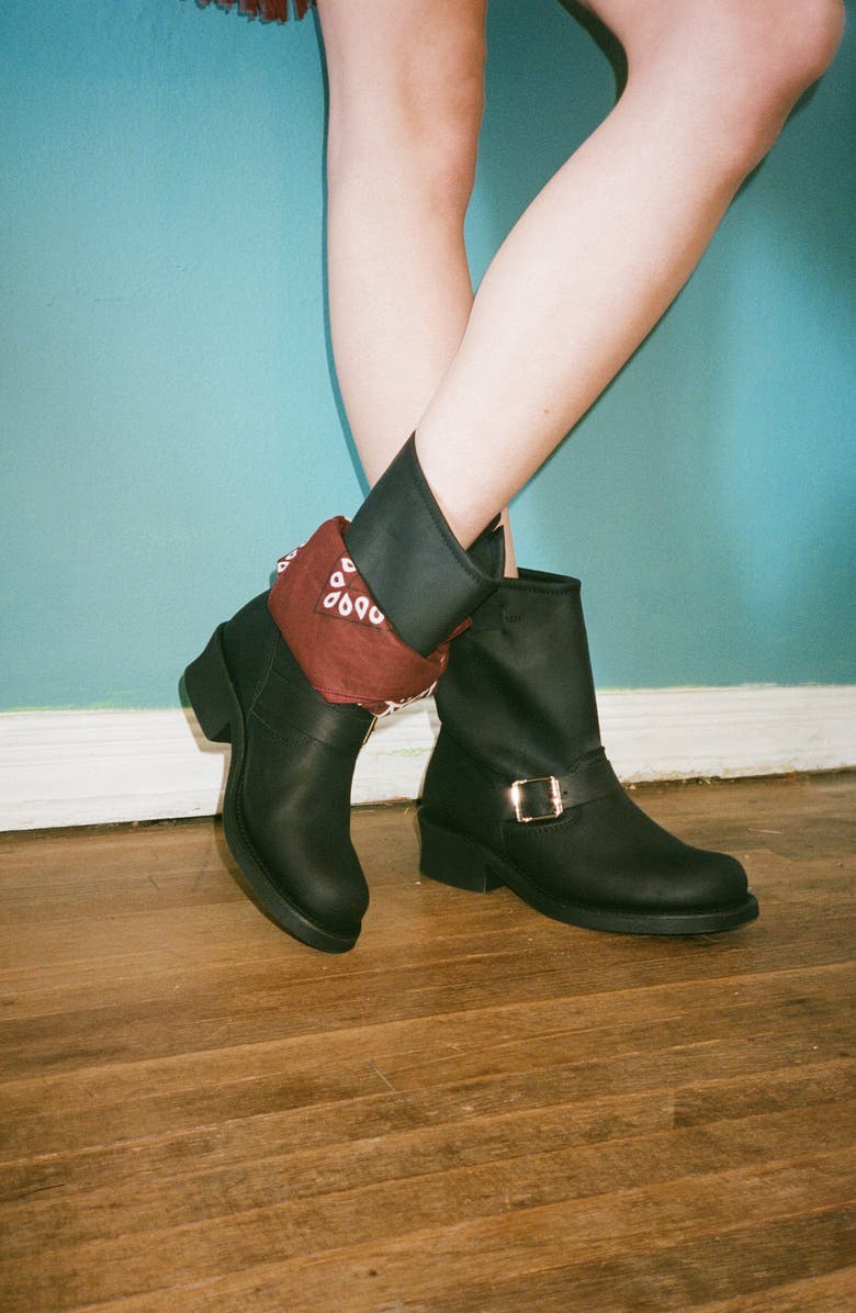 Jeffrey Campbell Standoff Boot, Alternate, color, Black
