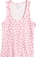 PJ Salvage Crazy for the Holidays Brushed Pointelle Sleep Tank