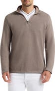 Robert Graham Griffin Cotton Blend Quarter Zip Pullover