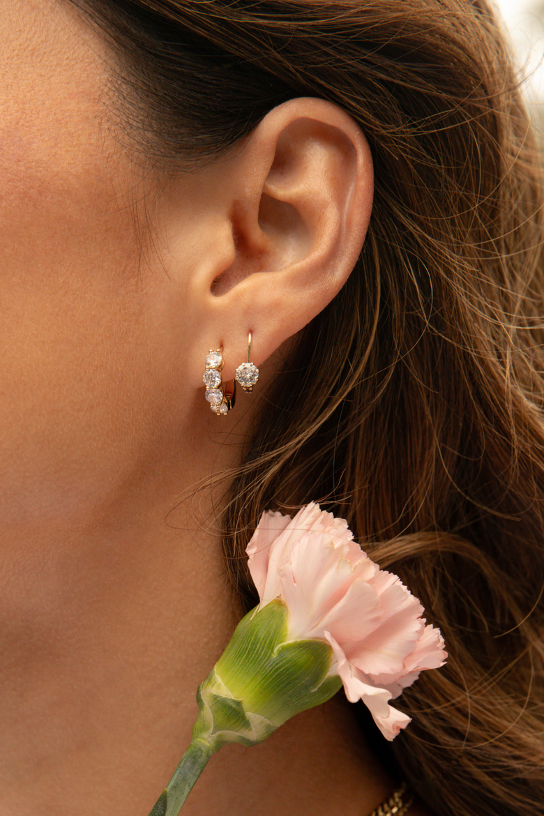 Daphne Earring Set of 2, Alternate, color, Gold