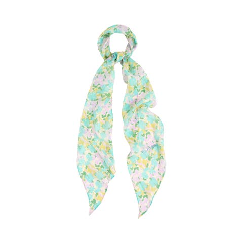 "Rosebay" Silk Chiffon Neck Scarf