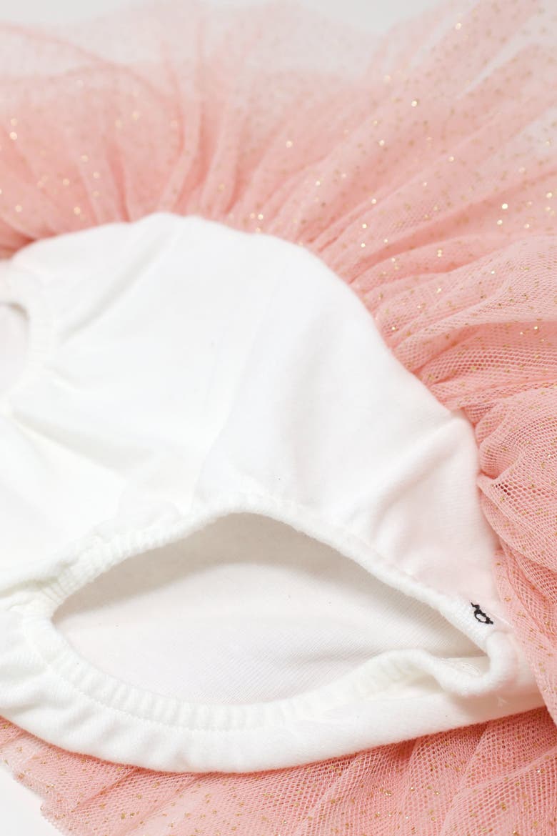 Layered Frill Tutu Tushie, Alternate, color, Pale Pink/Gold