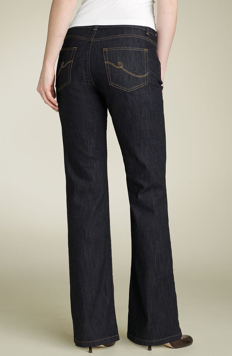 Caslon<sup>®</sup> Dark Wash Jeans, Alternate, color,
