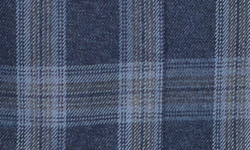 Nordstrom Rack Mari Plaid Notch Lapel Sport Coat In Blue