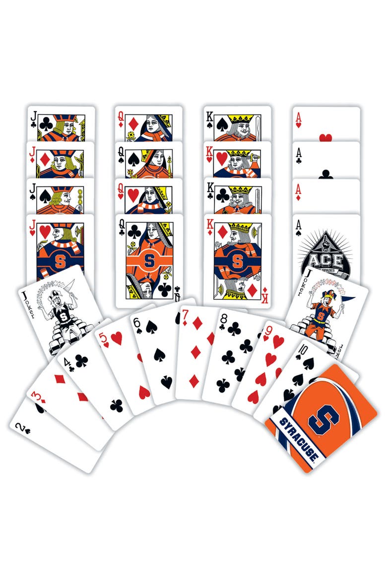 Syracuse Orange Playing Cards, Alternate, color, Multicolor