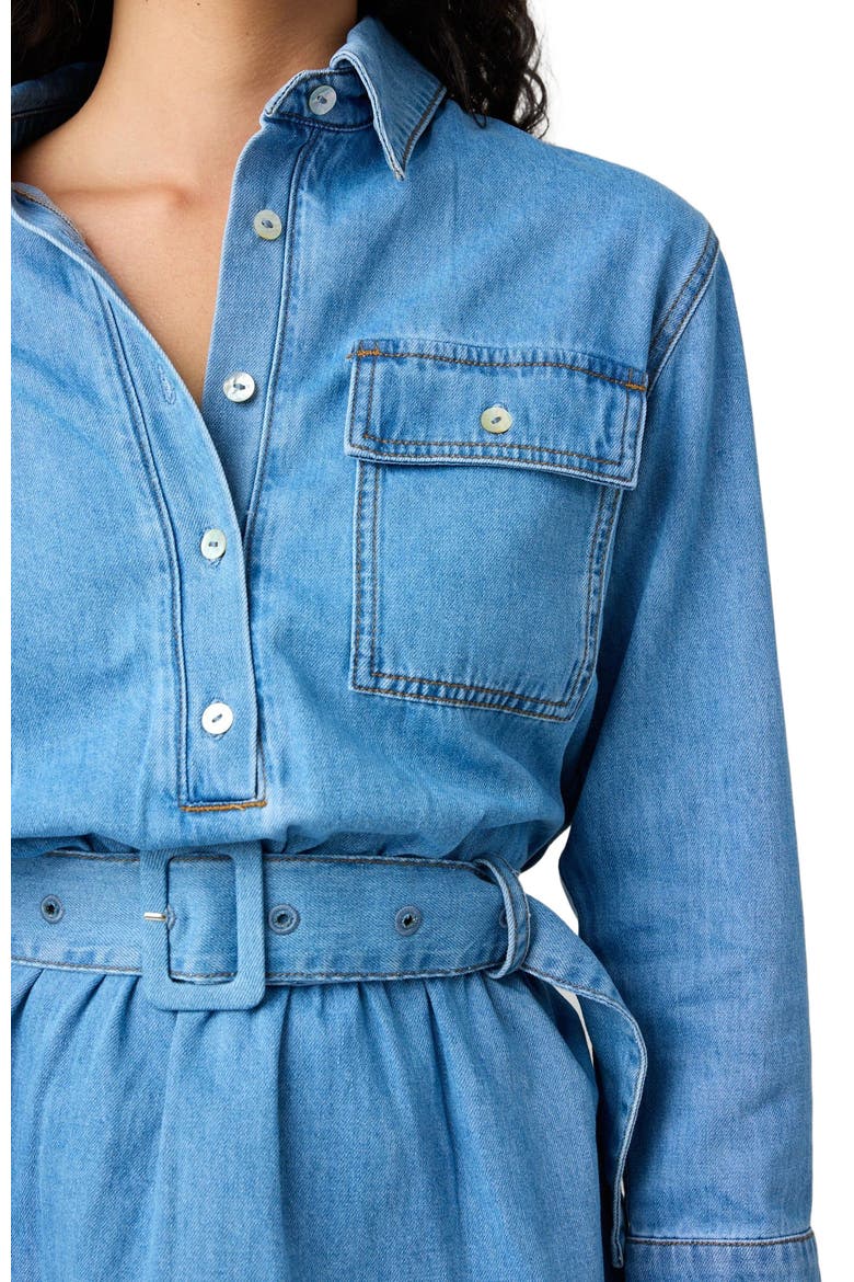 Alexandra Denim Shirt Dress, Alternate, color, Union Sq.