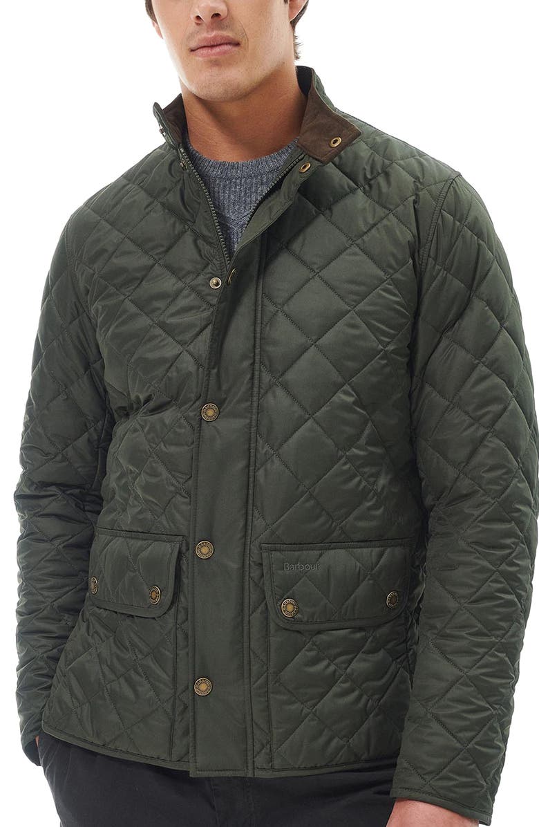 Barbour Lowerdale Quilted Jacket, Main, color, Sage