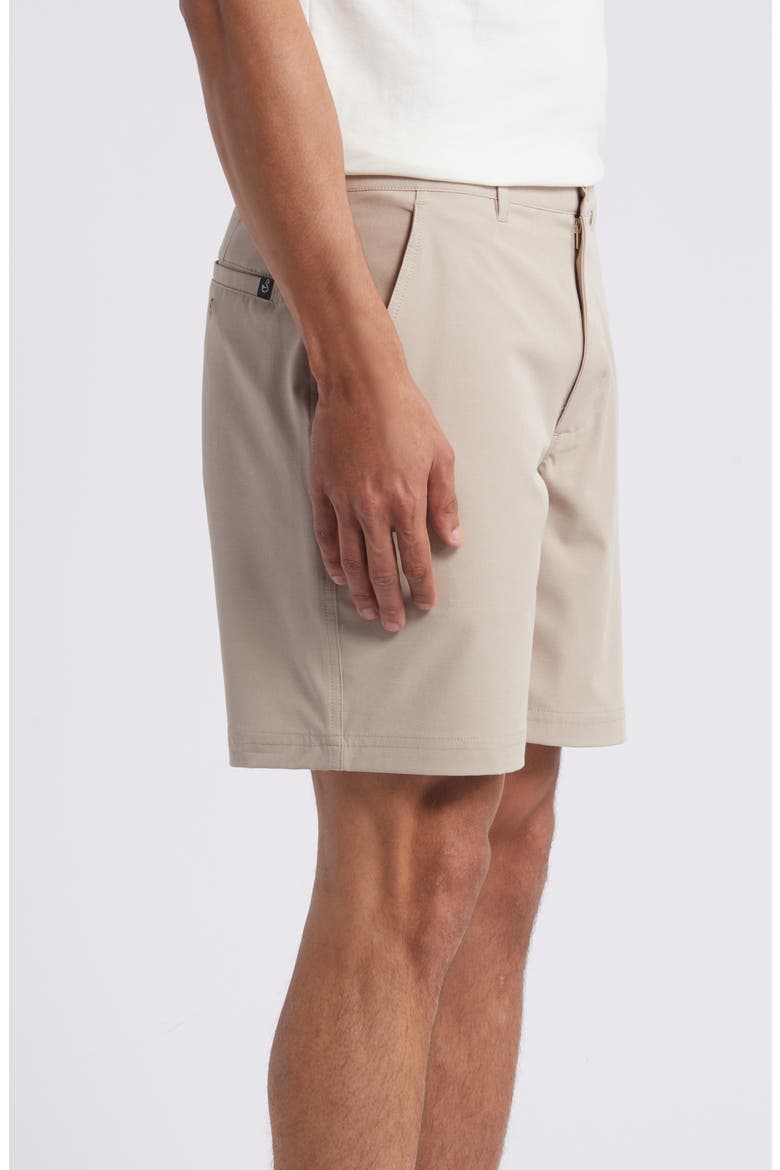 Ethan Flat Front Golf Shorts, Alternate, color, TAN