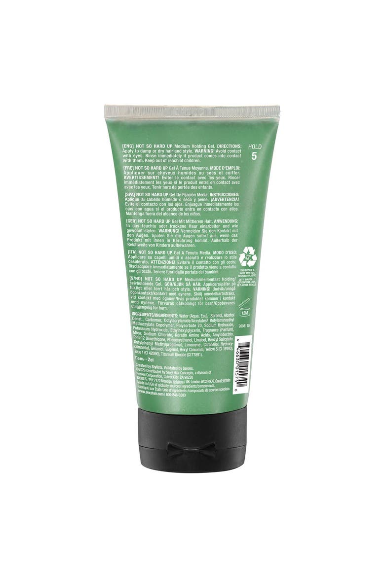 SexyHair Style Not So Hard Up Medium Holding Gel 5.1 oz, Alternate, color, N/A