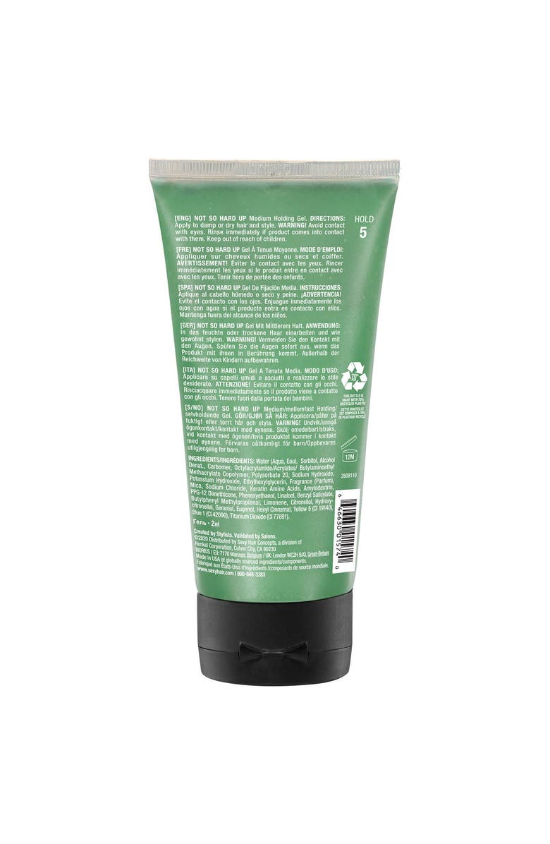 SEXY HAIR SexyHair Style Not So Hard Up Medium Holding Gel 5.1 oz, Alternate, color, N/A