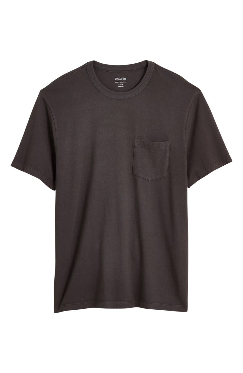 Madewell Allday Garment Dyed Pocket T-Shirt, Main, color, 