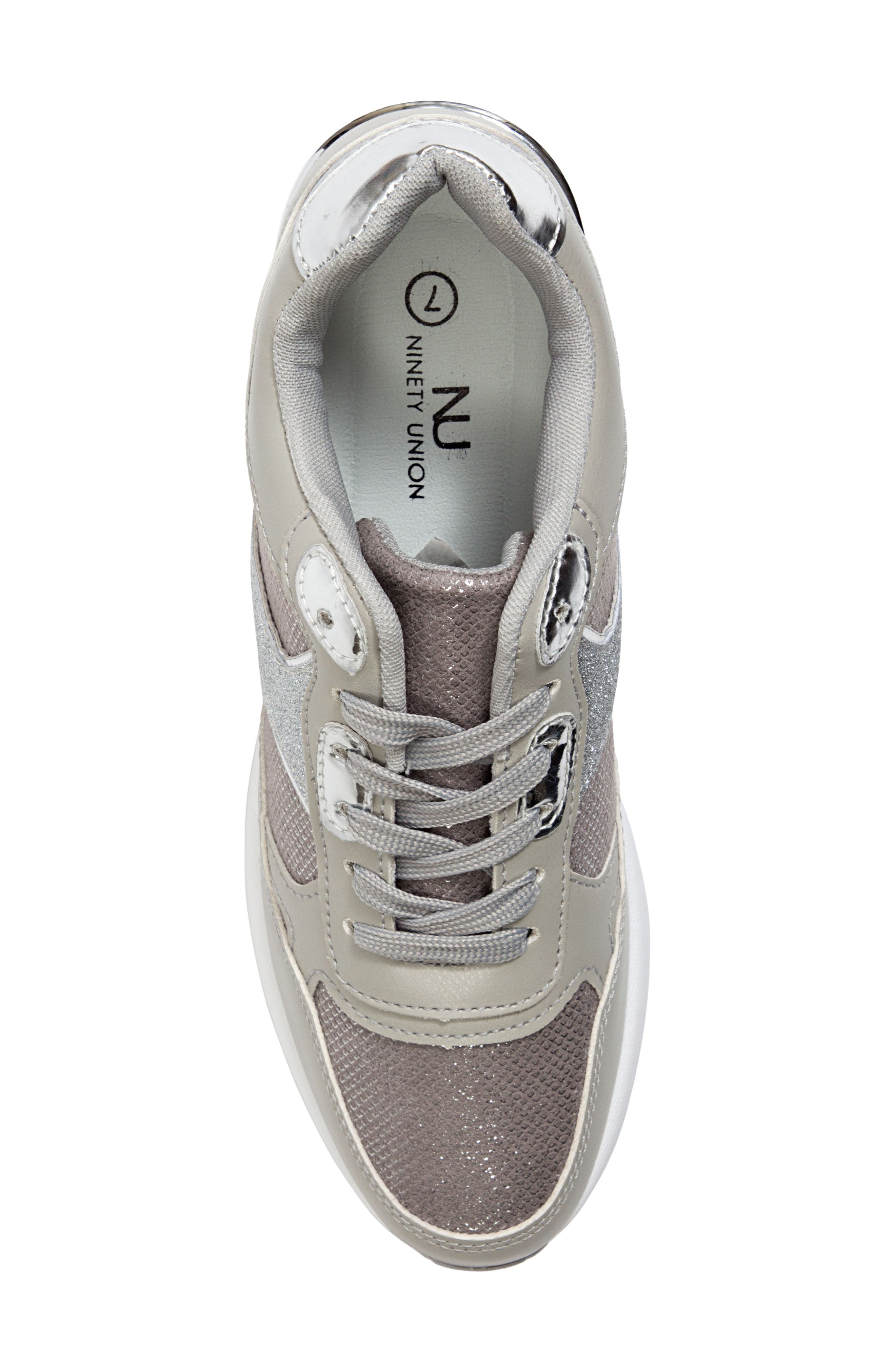 NINETY UNION Relax Sneaker, Alternate, color, Silver