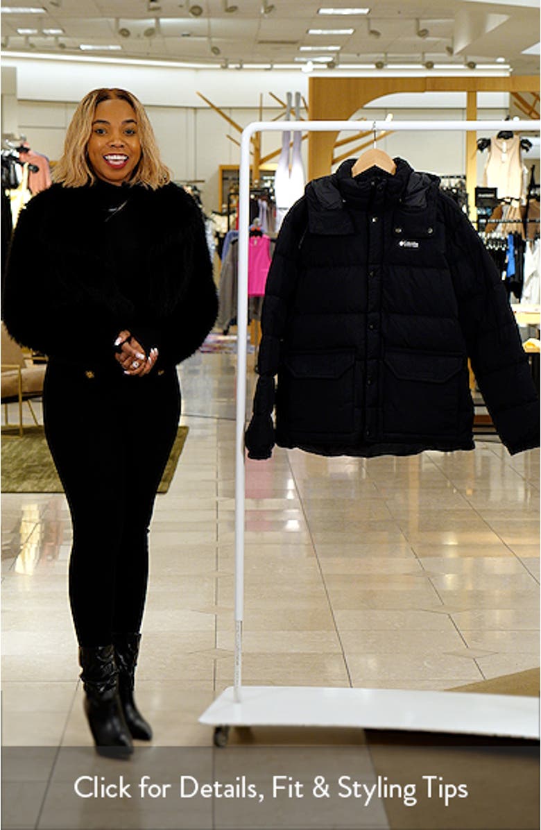 Wallowa Water Repellent Down Puffer Jacket with Removable Hood, sales video thumbnail