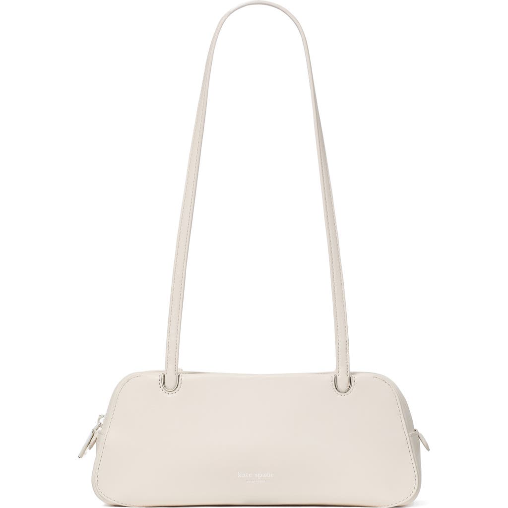 Kate Spade New York Grace Fine Grain Leather Shoulder Bag In Cream