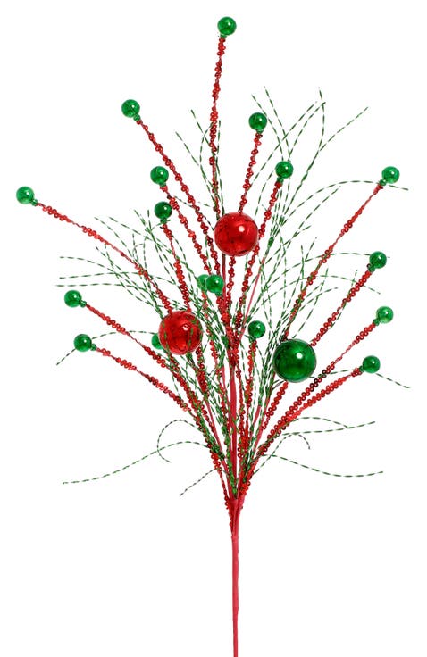 Mix Ball Tinsel Spray, Set of 12