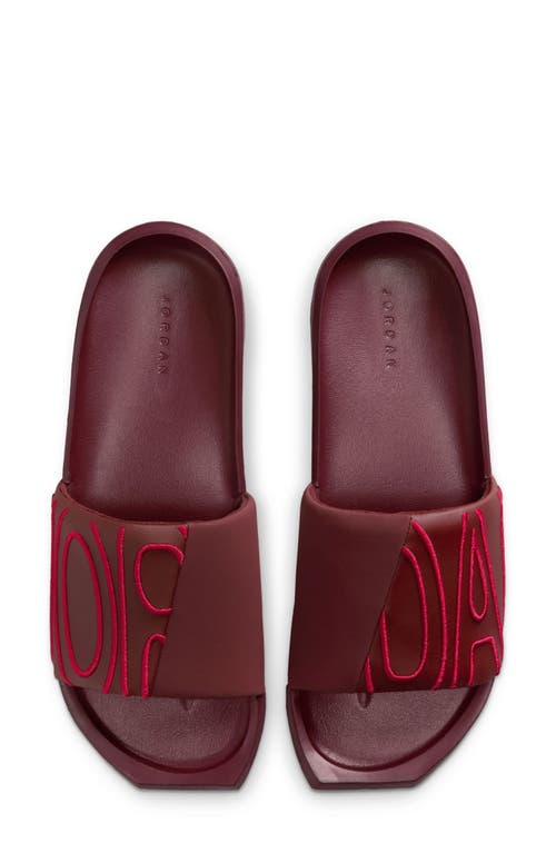 Jordan Nola Sport Slide In Burgundy