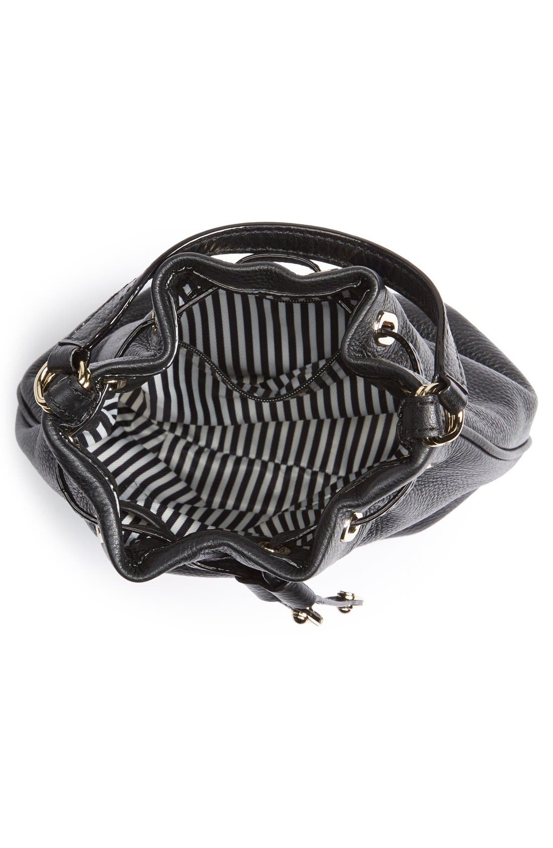 'cobble hill - wyatt' bucket bag, Alternate, color, BLACK