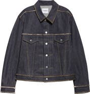 TAKAHIROMIYASHITA TheSoloist. Stud Embellished Denim Tracker Jacket