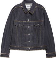 TAKAHIROMIYASHITA TheSoloist. Stud Embellished Denim Tracker Jacket