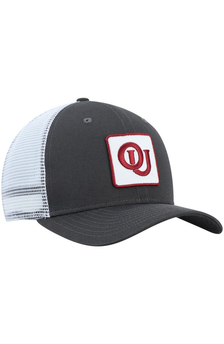 Nike Men's Nike Anthracite Oklahoma Sooners Classic 99 Alternate Logo Trucker Adjustable Snapback Hat, Alternate, color,