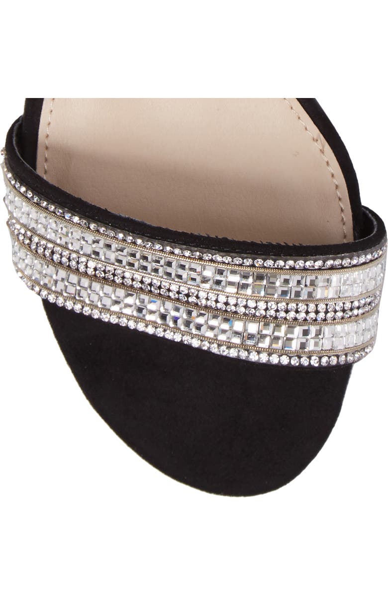 Nina Elenora Sandal, Alternate, color, Black Suede